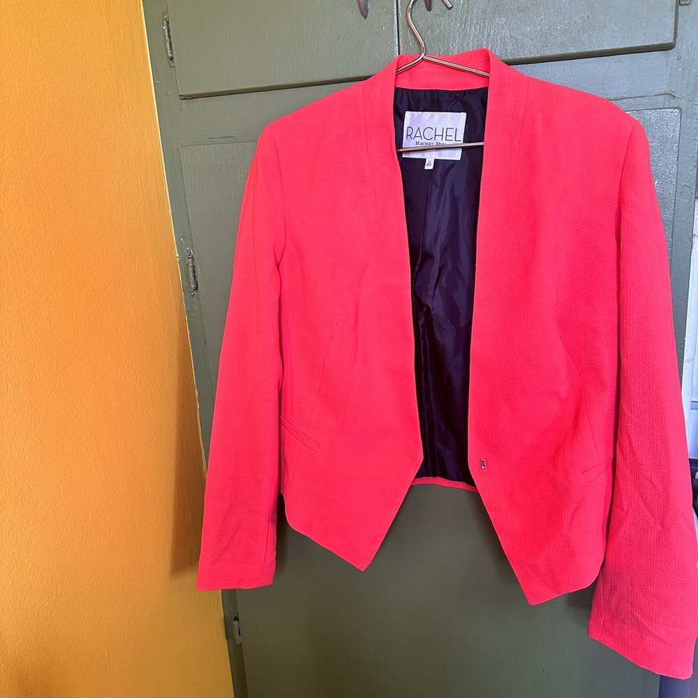 RACHEL Rachel Roy Vibrant Red Blazer